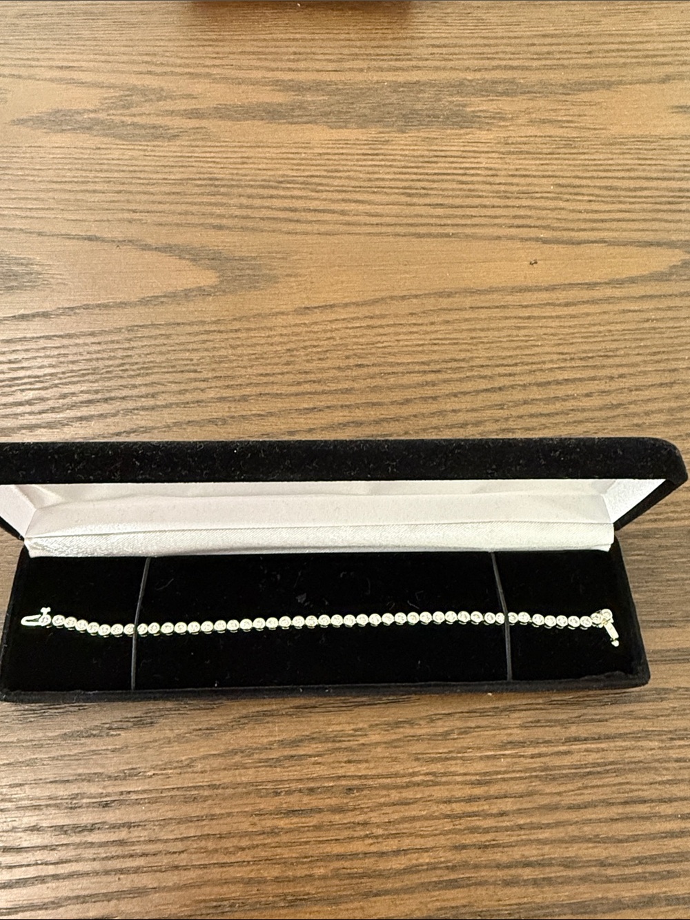 14k natural diamond 
 bezel setting Tennis Bracelet - Women's Jewelry 3 carat